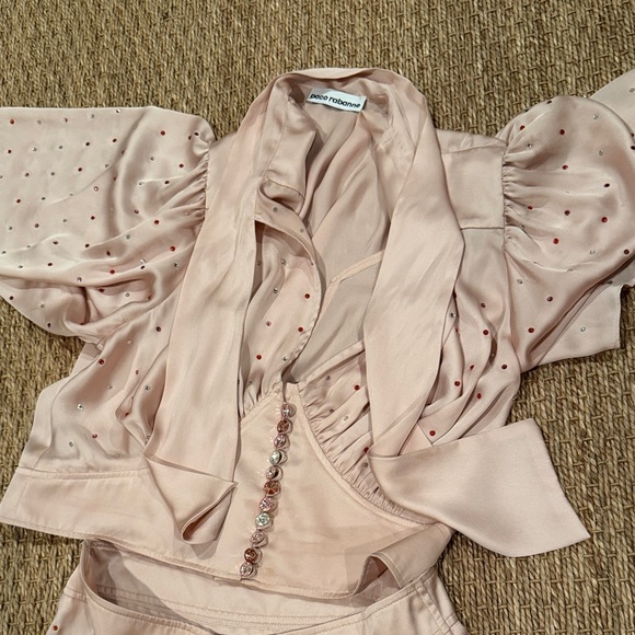 Paco Rabanne Blush Pink Top and skirt set - Picture 1 of 6